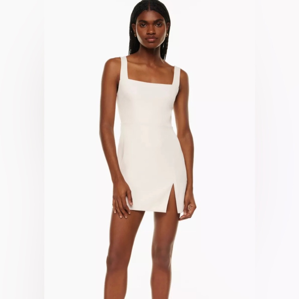NWT Aritzia Babaton Black 90’s Mini Dress. Size 4.